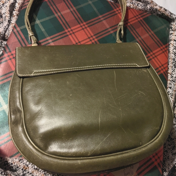 Vintage Gucci Leather Bamboo Saddlebag - Picture 3 of 7